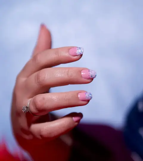 Shimmering pink — reference photograph