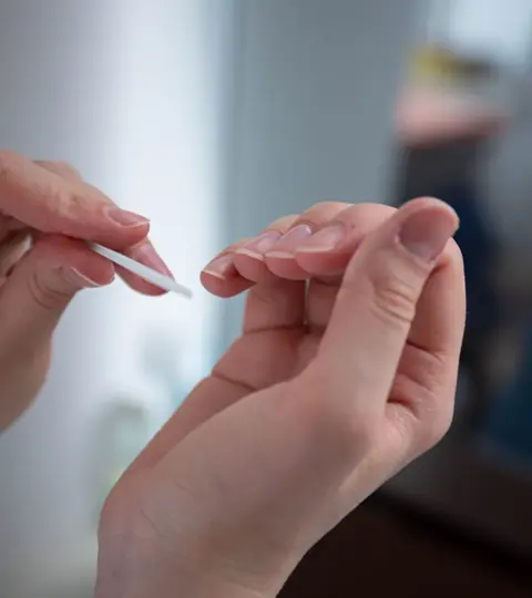 A moment for nail care — reference photograph